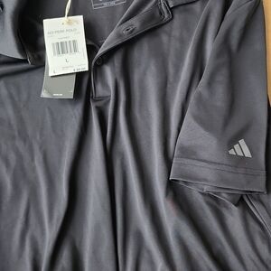 Adidas Black Polo Shirt for Men